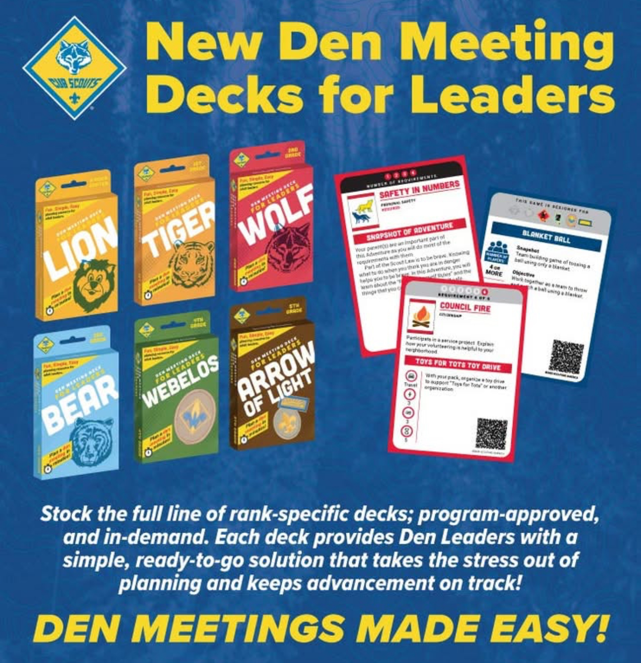 den meeting packs 