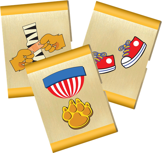lion badges